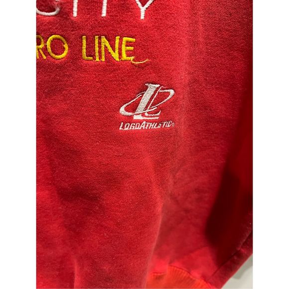 VINTAGE 90S NFL KANSAS CITY CHIEFS LOGO ATHLETIC PROLINE SWEATSHIRT Med - Picture 8 of 9